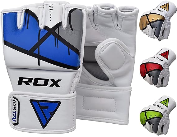 RDX MMA Handschuhe Profi Kampfsport Boxsack Sparring Freefight Training Grappling Gloves Sandsack Maya Hide Leder Punchinghan