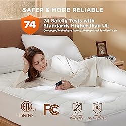 Bedsure Heated Mattress Pad King - Bed Warmer with