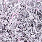 Crinkle Cut Paper Shreds - 7.1oz Bulk Gift Basket & Box Filler, Decorative Stuffing Grass Cushion Paper Streamer for Christmas, Easter, Birthday Party Favors, Wedding Decor Gift Wrapping