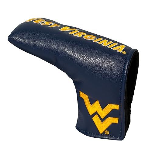 Team Golf NCAA West Virginia Mountaineers Vintage Blade Putter Cover Golf Club Vintage Blade Putter Headcover, Form Fitting Design, Fits Scotty Cameron, Taylormade, Odyssey, Titleist, Ping, Callaway
