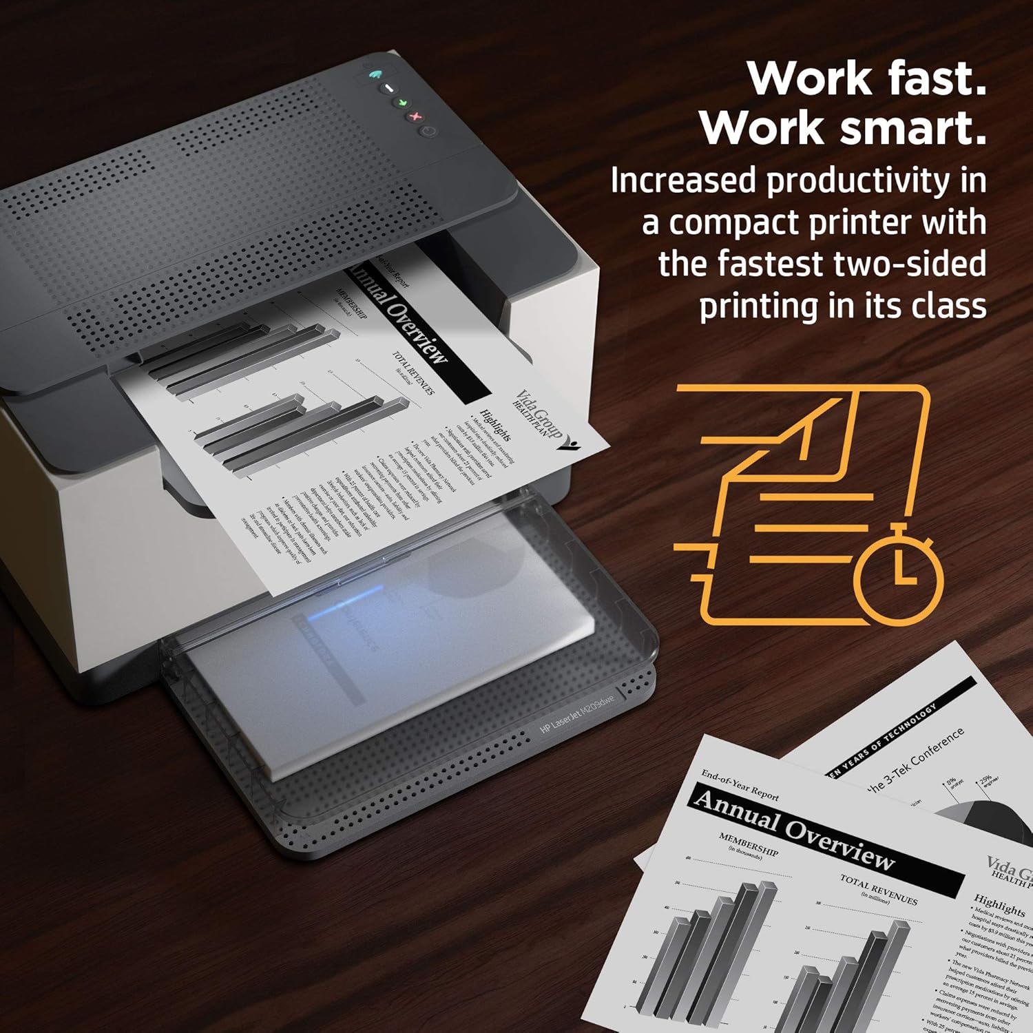 HP LaserJet M209dwe Wireless Black & White Printer, with bonus 6 months free Instant Ink through HP+ (6GW62E): Electronics