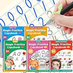 Large Magic Grooved Practice Copybook 5 Pack with