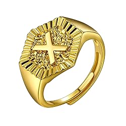 U7 X Ring Women Statement Knuckle Rings Adjustable
