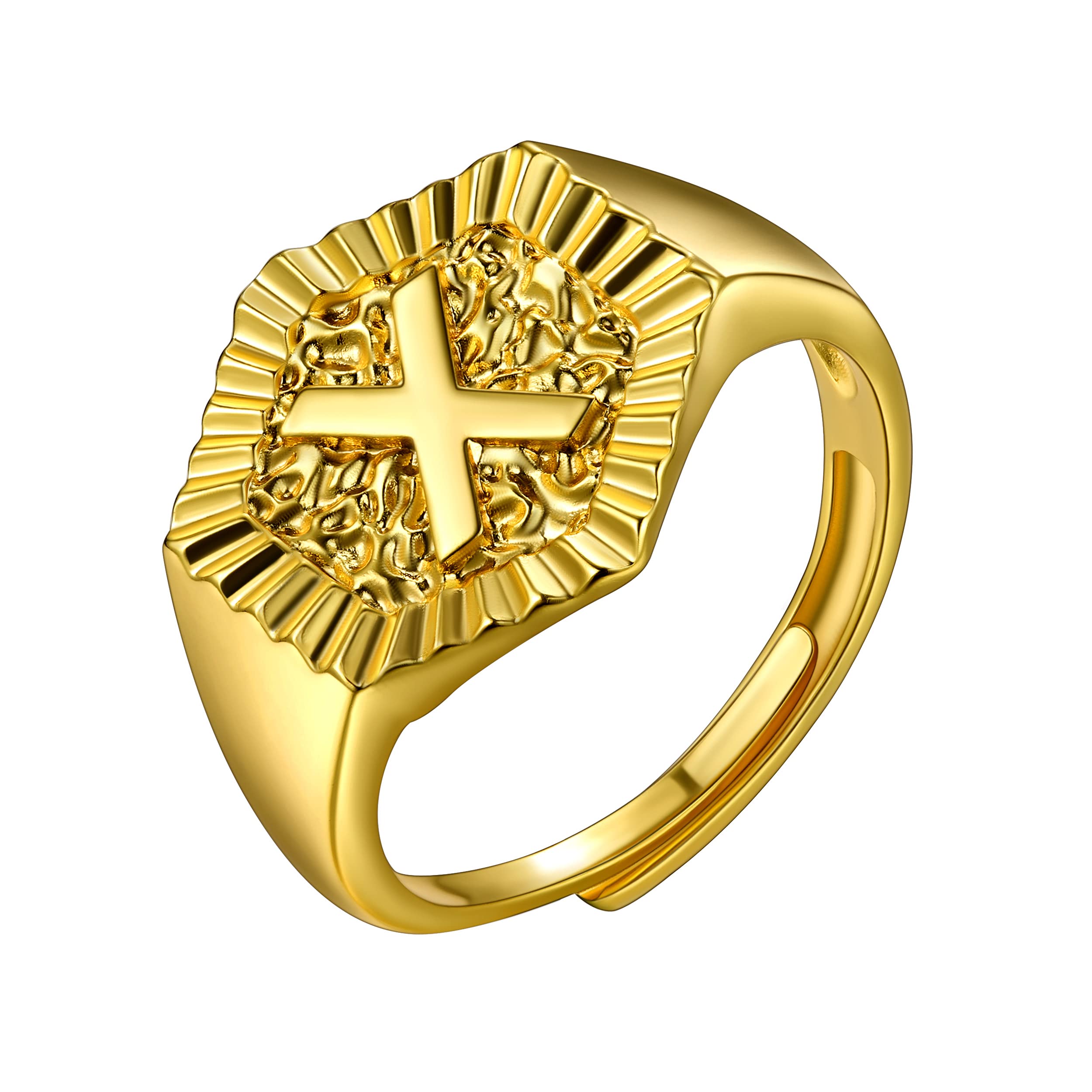 U7 X Ring Women Statement Knuckle Rings Adjustable