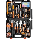 SOLUDE Tool Set,148-Piece Home Repair Tool Kit for Men Women College Students,Household Basic Hand Tool Sets with Case for Ho