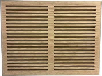 10 Inch X 14 Inch Red Oak Hardwood Vent Floor Register Surface