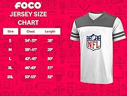 FOCO NFL Men's Officially Licensed Primary Logo