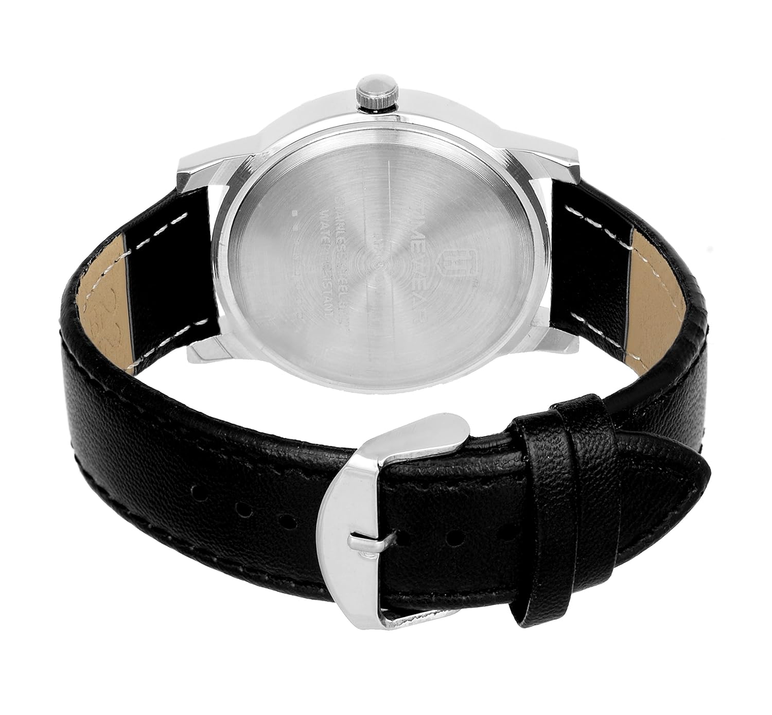 timewear analog black dial men's watch- 161bdtg