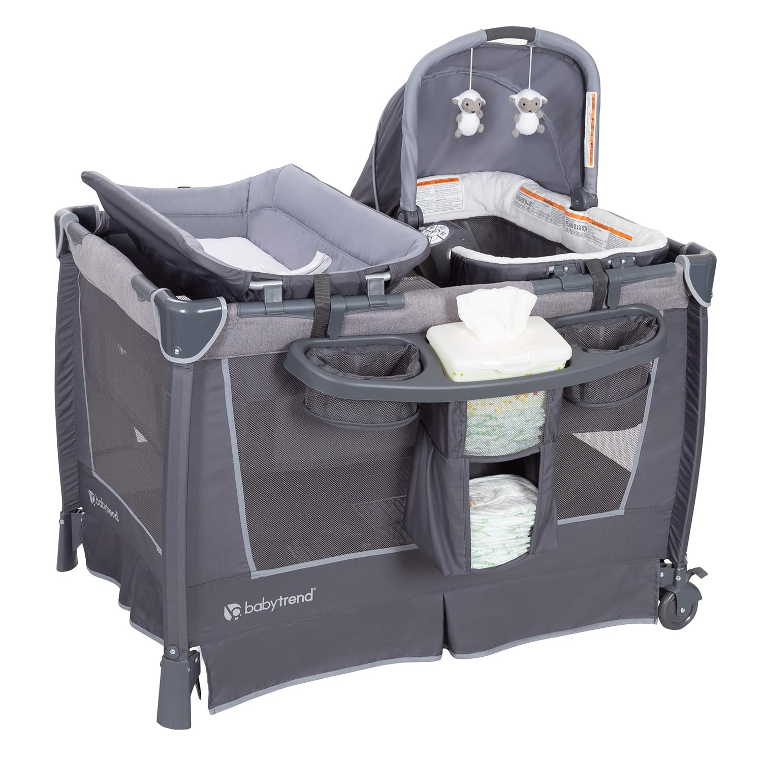 baby trend twin bassinet