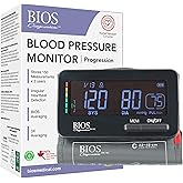 BIOS Diagnostics Blood Pressure Monitor, Tubeless – Upper Arm Cuff, 2-User Memory (150 Readings Each), 3X Averaging, Irregula