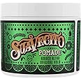 Suavecito Amber Altar Original Hold Pomade Fall Edition 4 oz - Medium Shine Water Based Wax Like Flake Free Hair Gel - Easy To Wash Out - All Day Hold For All Hairstyles
