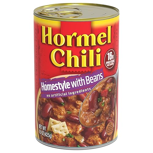 Hormel Chili Hormel Home Style Chili With Beans, 15 Ounce (Pack of 12)