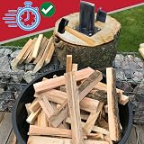 Spares2go Kindling Splitter Log Wedge 3kg Heavy Duty Cast Iron view 8