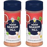 Morton Season All Purpose Seasoning, 8 Ounce (Pack of 2) | Spices and Seasonings with Black Pepper, Onion and Garlic, Hint of Chili Pepper, Beef, Poultry, Steak seasoning