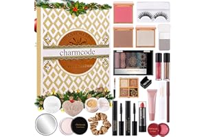 Makeup Advent Calendar 2025 – 24 Days Christmas Make Up Gift Set for Adlut Women & Teen Girls, CHARMCODE Xmas Cosmetic Countdown Calendar, Full Holiday Beauty Kits with Surprises