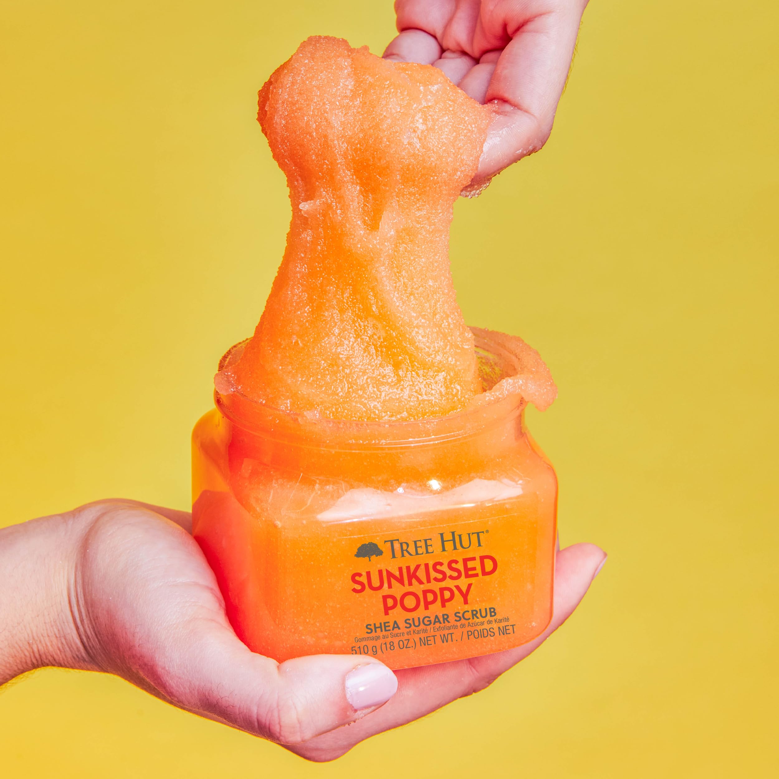 Tree Hut Sunkissed Poppy Shea Sugar Scrub | Exfoliating Body Scrub Removes Dead, Dry Skin for a Soft & Hydrated Feel | Nourishing Essential Body Care | 18 fl oz. - Image 6