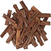 BYHER 4" Craft Sticks, 45Pcs Wooden Sticks for Crafts, Natural Wood Log Twigs for DIY Photo Props, School Projects, Card Maki