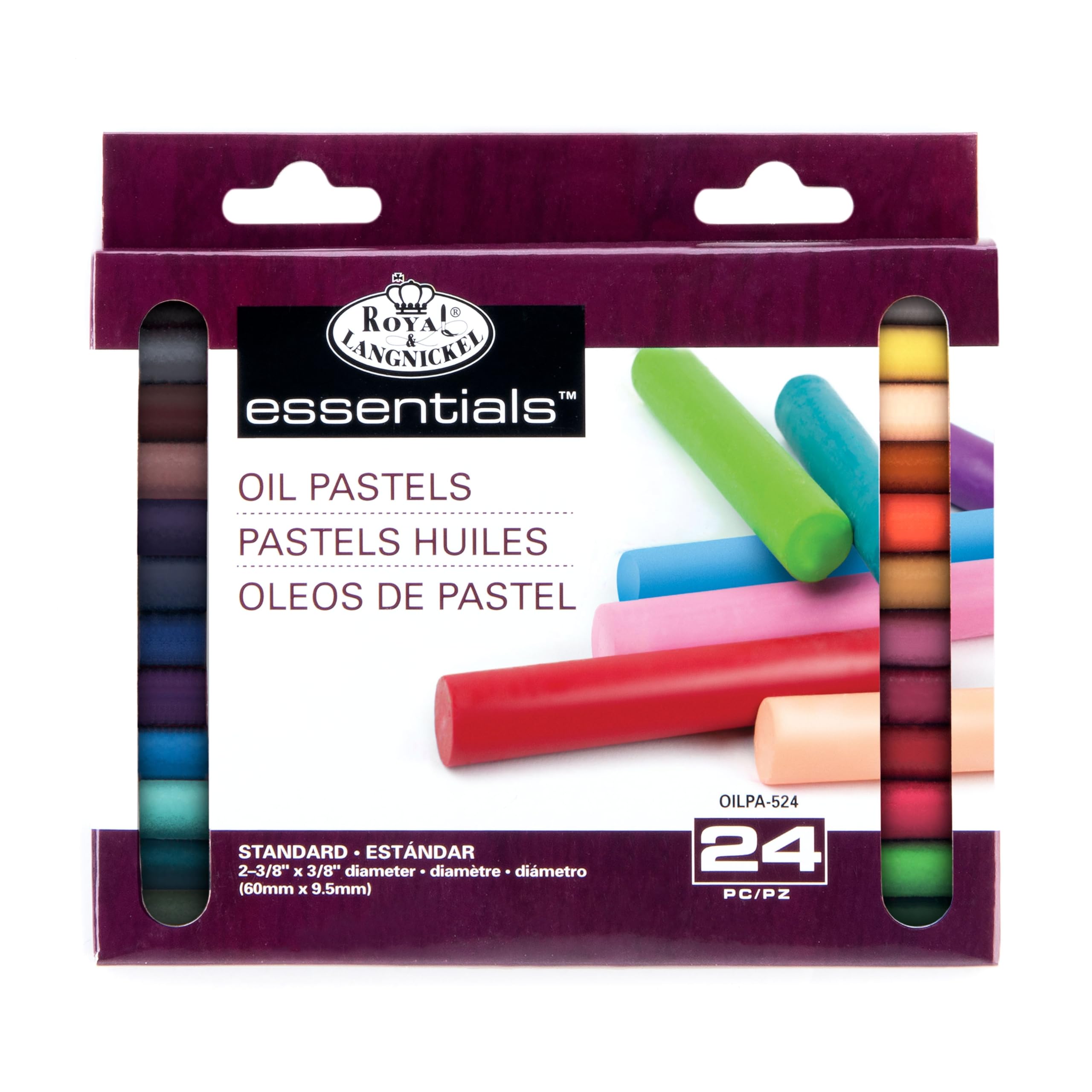 Royal & Langnickel Small Oil Pastels - Assorted Colours (Pack of 24)
