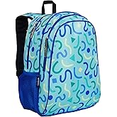 Wildkin 15-inch Kids Backpack – Durable, Padded, Adjustable for School & Travel - Confetti Blue