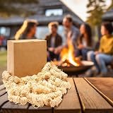 BARGAINS-GALORE 400 Natural Firelighters Wax Wool Fast Wood Burner Stove BBQ view 3