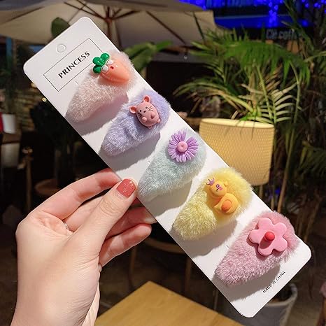 Amazon Co Jp 5子供用の髪型かわいい漫画のフルーツの縁 美容服ウサギの毛の布 赤ちゃん 怪我のヘアアクセサリー Tl0222 Color 6 ホーム キッチン