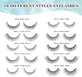 SISILILY Eyelashes Cluster Lashes 144 Clusters 10-16mm C/D Curl Mix view 6