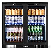 Summit 36” Beverage Center, 7.4 cu.ft. Capacity, Commercial Beverage Center, French Door, Stainless Steel & Glass- SCR7012DB on Fridge.com