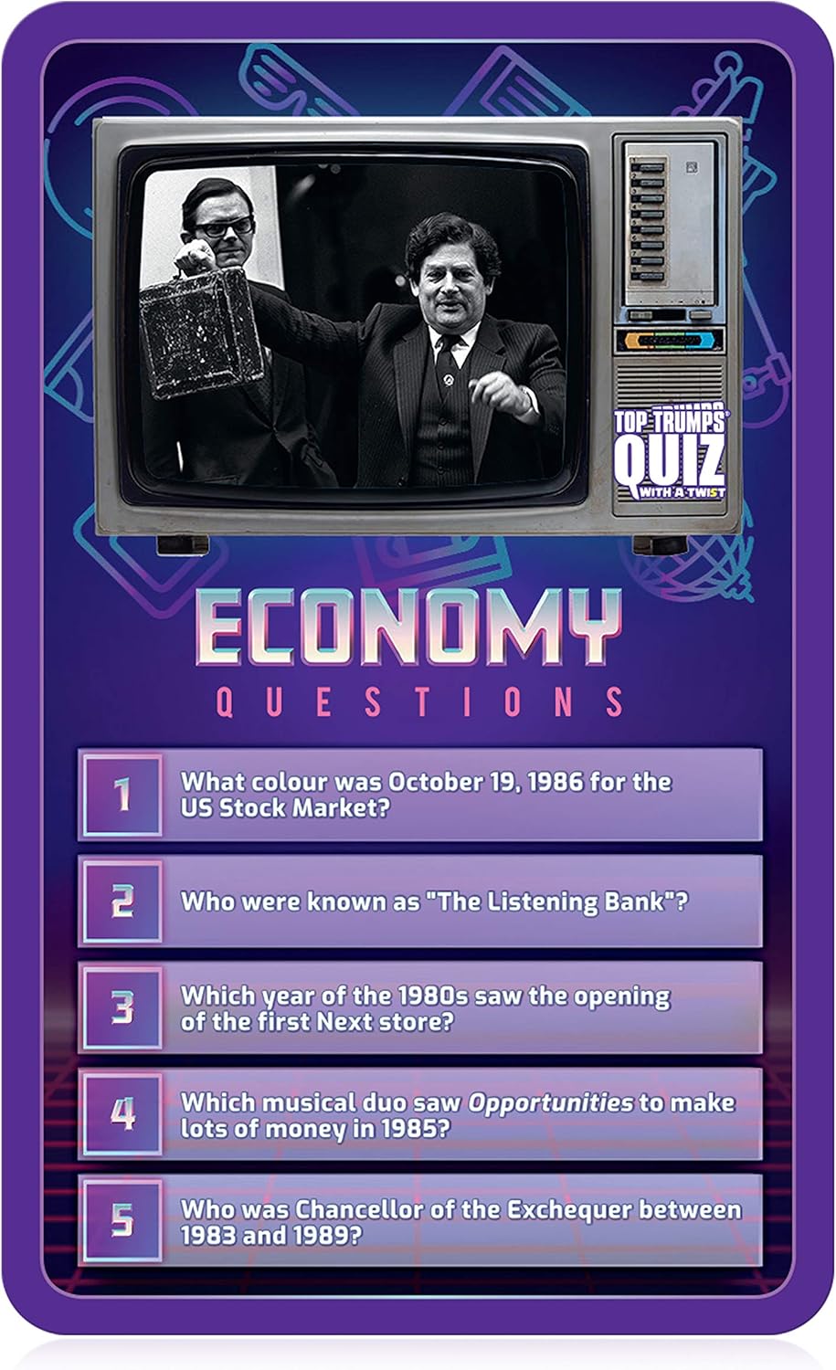 Top Trumps 1980s Quiz Card Game - Let's Go Back To The 80s, Multicolor, Small - Image 5