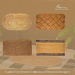 THEODORE MAGNUS Natural Coir Doormat with