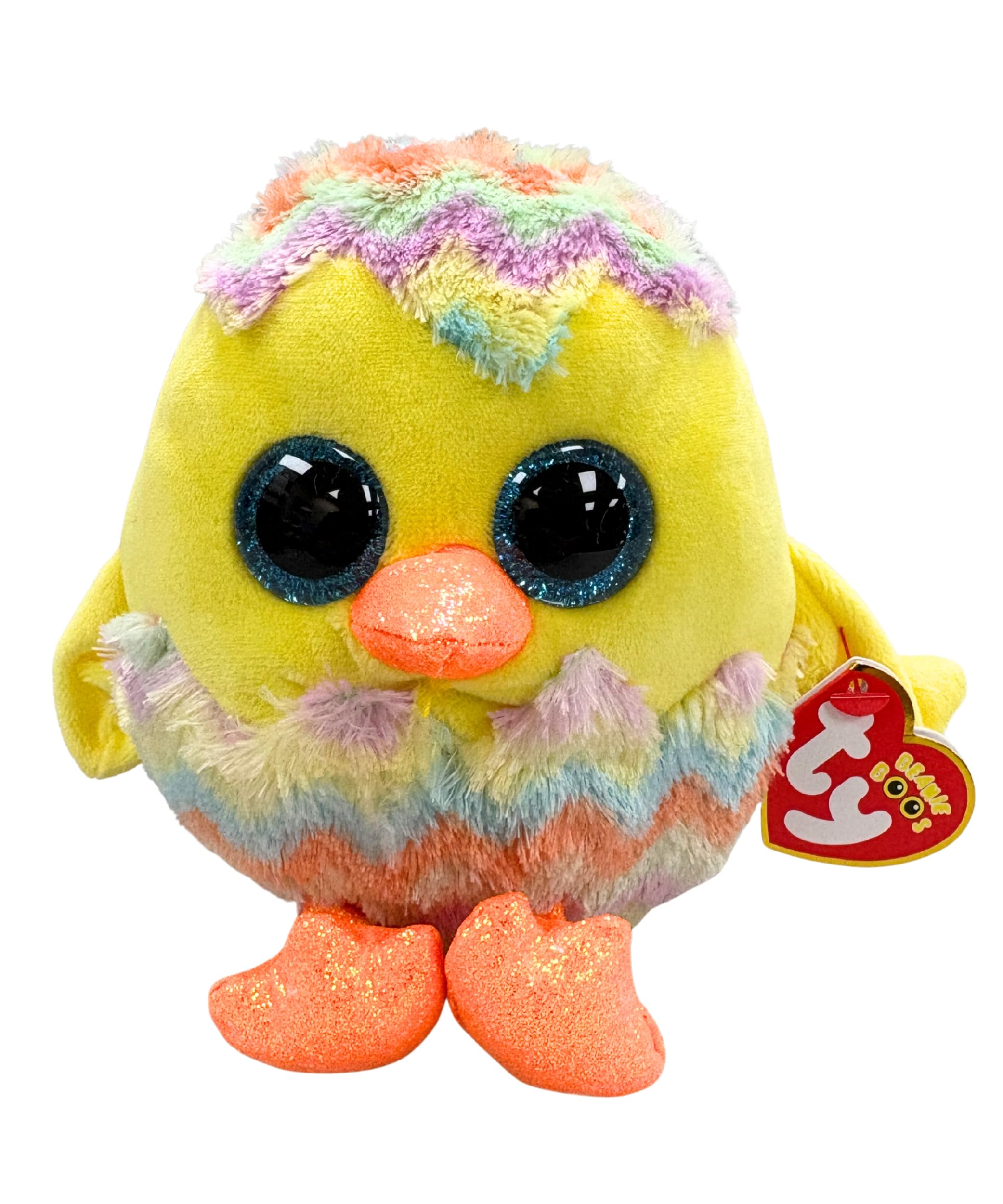TY Beanie Boo's TY36569 Corwin the Chick Plush Toy, 15 cm, Multi-Colour, Small