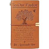 BaubleDazz Pastor Appreciation Gifts, Pastor Gifts for Men- 140 Pages Refillable Journal- Thank You Gifts for Pastor, Unique Gifts for Pastors Men, Women, Pastor Birthday Gifts