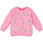 Mud Pie unisex-child Mud Pie Children Candycane Sweatshirt