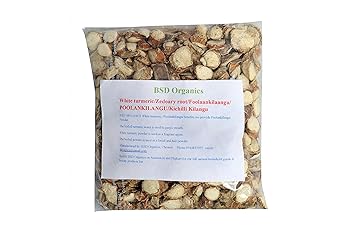 BSD Organics White turmeric/Zedoary root/Foolaankilaangu/POOLANKILANGU/Kichilli Kilangu - 200g