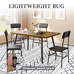 Area Rug Living Room Rugs 5x7 - Large Soft Boho