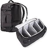 Athletico SneakerBox - Premium Sneaker Travel Duffel Bag/Backpack - For Shoes, Clothes, and Gym (Black)