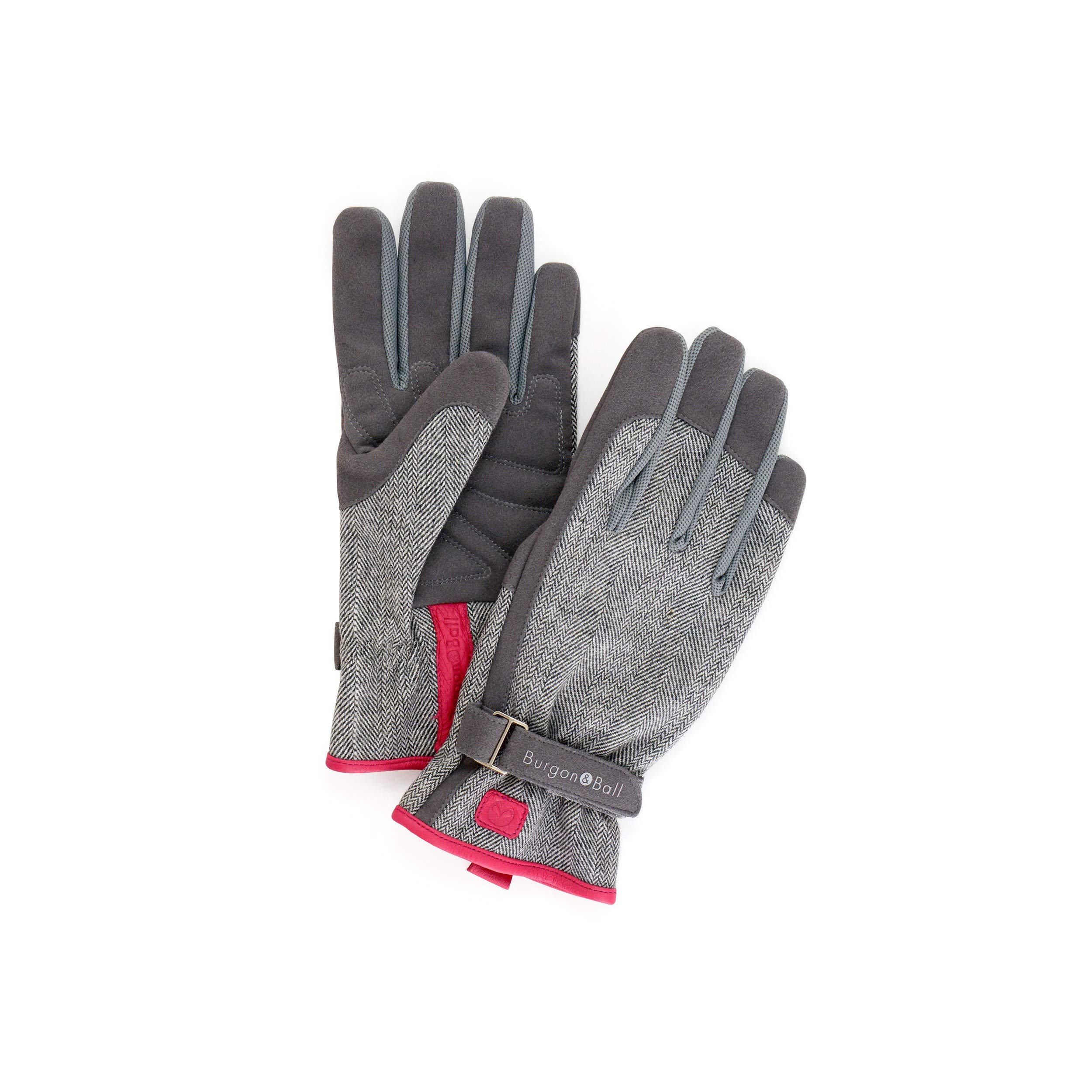 Burgon & Ball Love The Glove Ladies Gardening Gloves, Small/Medium, Tweed Grey — image 1
