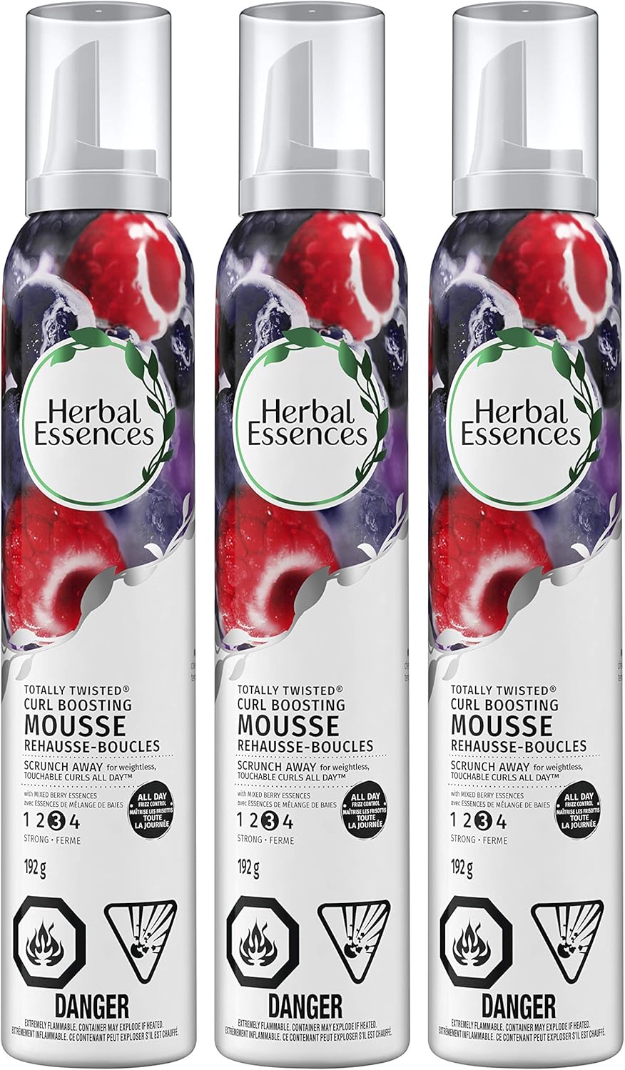Herbal Essences Curly Hair Mousse Herbal Essences Totally Twisted Curl Boosting Hair Mousse With Mixed