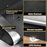 Machine-Ya Portable Window Blackout Blind 400x145cm with 30 Nano Tape view 2