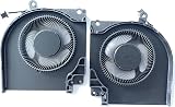 Fleshy Leaf Cooling Fan for DELL Alienware X17 R1 R2 CPU GPU 0X63JW EG50061S1 view 2