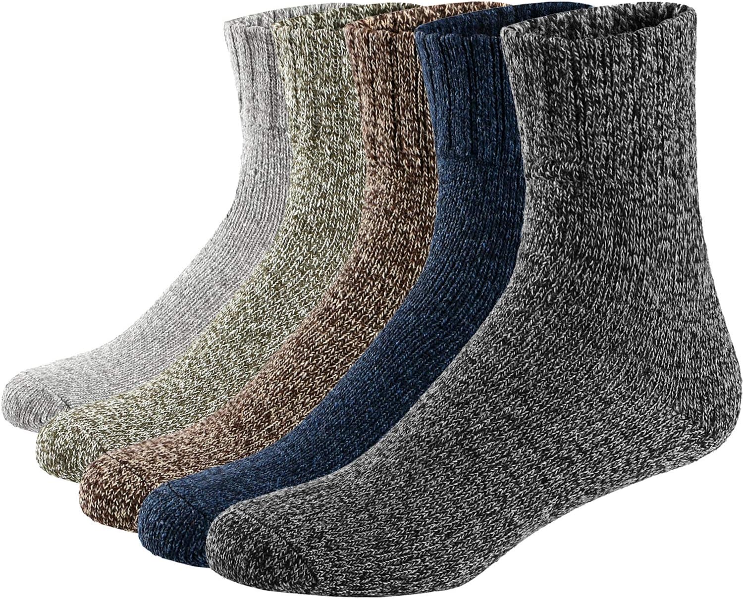 Amazon メンズソックス 靴下 メンズ カジュアル ビジネス 登山 靴下 5足セット くつした ソックス Socks マルチカラー7 アウトドア ソックス 通販