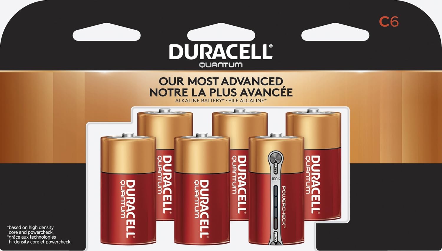 Duracell Quantum C Alkaline Batteries long lasting, all