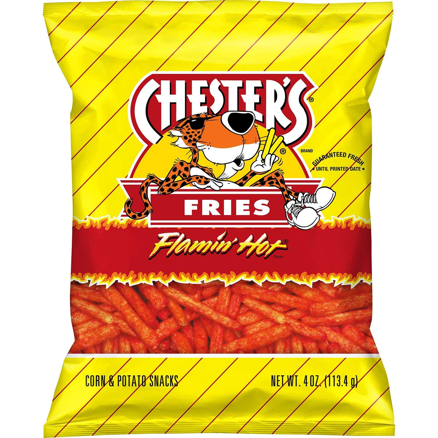 Chester S Flamin Hot Fries 4 Oz Ea 20 Ct Amazon Com Grocery Gourmet Food