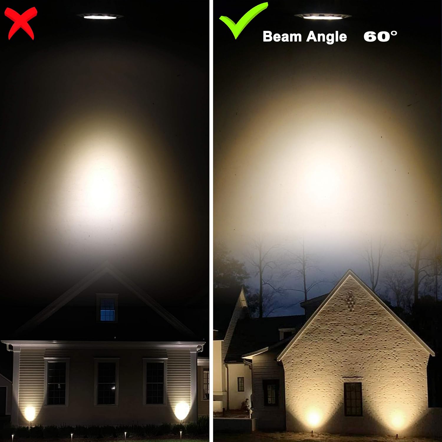 ALIDE MR16 Led Bulbs 60° (60 Degree)Wide Beam Angle, 5W Replace 20W 35W Halogen, 2700K Soft Warm White, Low Voltage 12volt MR16 GU5.3 Bulb Spotlights for Track Recessed Landscape Lighting, 450lm, 6 Pack - - 
