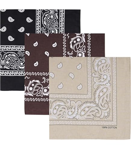 TheBUTON/HAVE A HANK BANDANA/BROWN/座布団 Amazon.com: HAV-A-Hank Paisley Bandanna 22