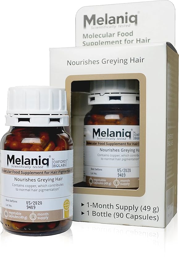 Melaniq® Grey Hair Supplement Amazon.co.uk Health & Personal Care