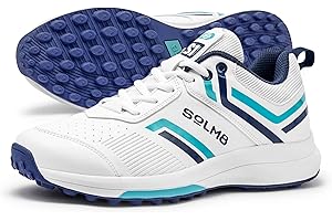 SOLM8 S1 Rubber Spikes - Lightweight Cricket Shoes for Men and Women - Durable Grip, Superior Protection (2024 Edition)