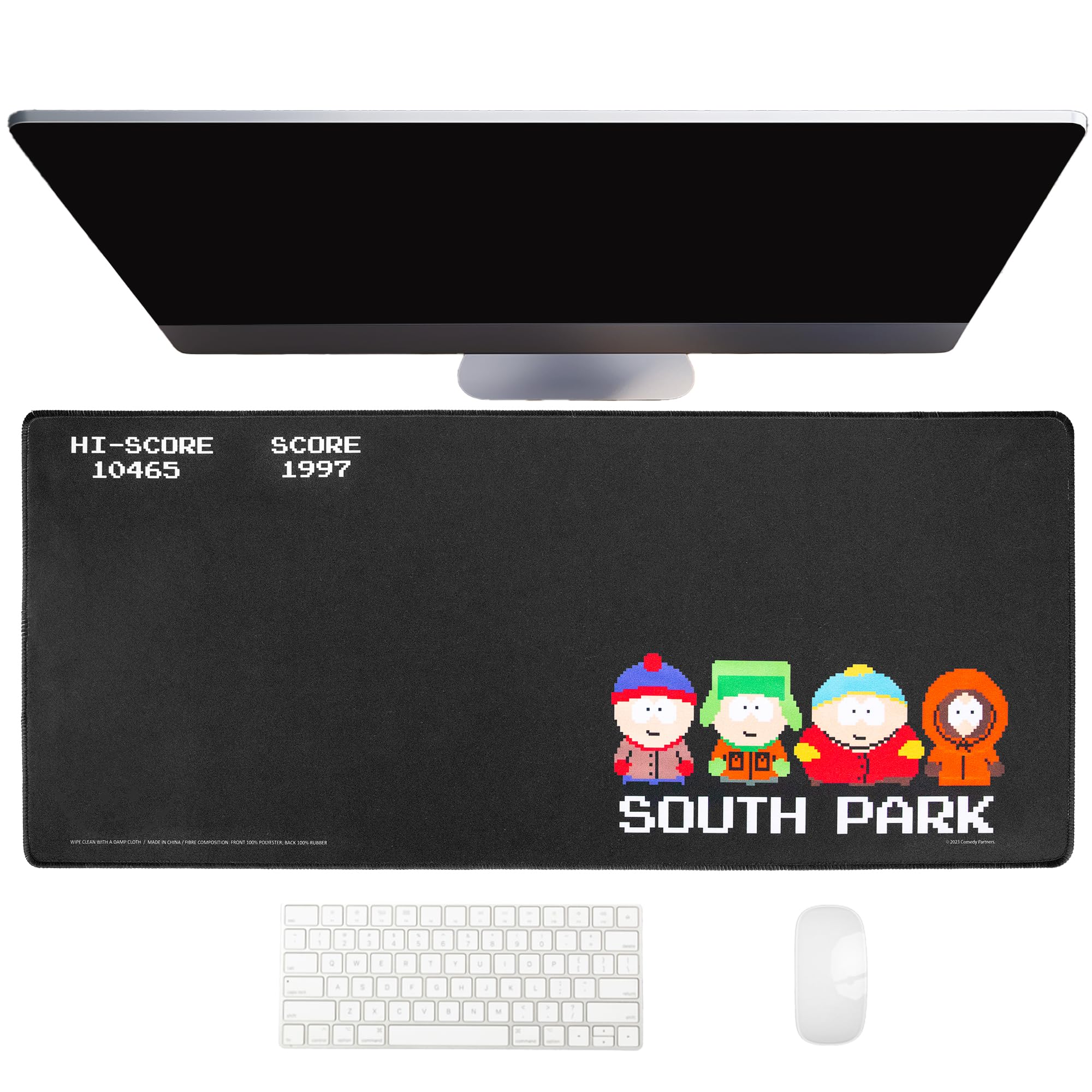 South Park Jumbo Desk Mat - Large Rubber Gaming and Work Desk Pad 70 x 30 Centimetres