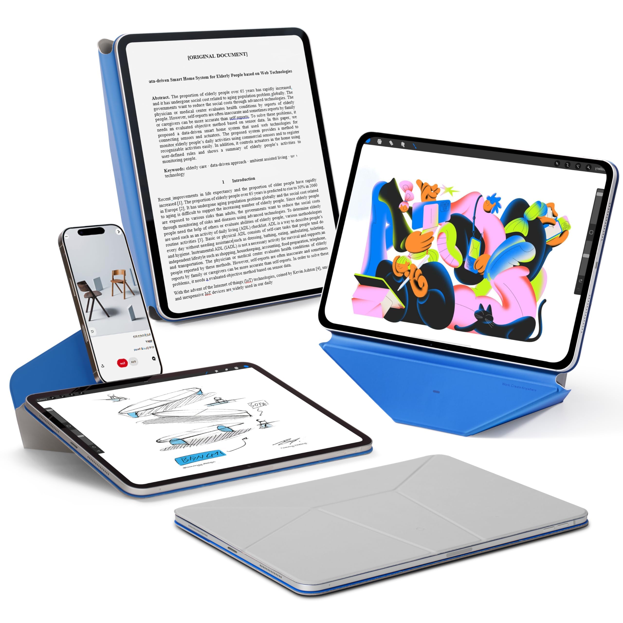 Funda tipo libro dinámica MOFT para iPad Air de 13 pulgadas M4 2026, M3 2025 y M2 2024