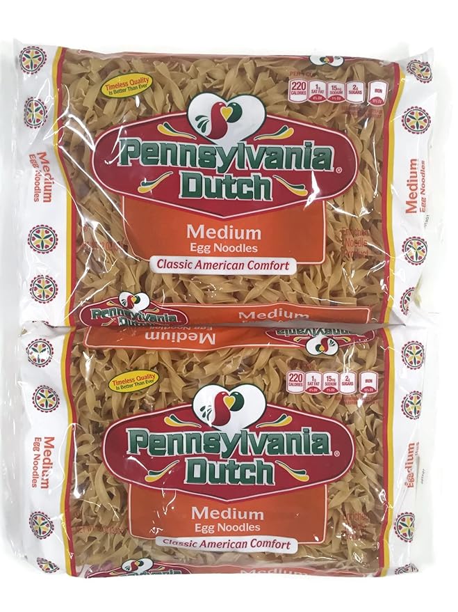 Pennsylvania Dutch Medium Egg Noodles, 12 Oz. Bags (Set of
