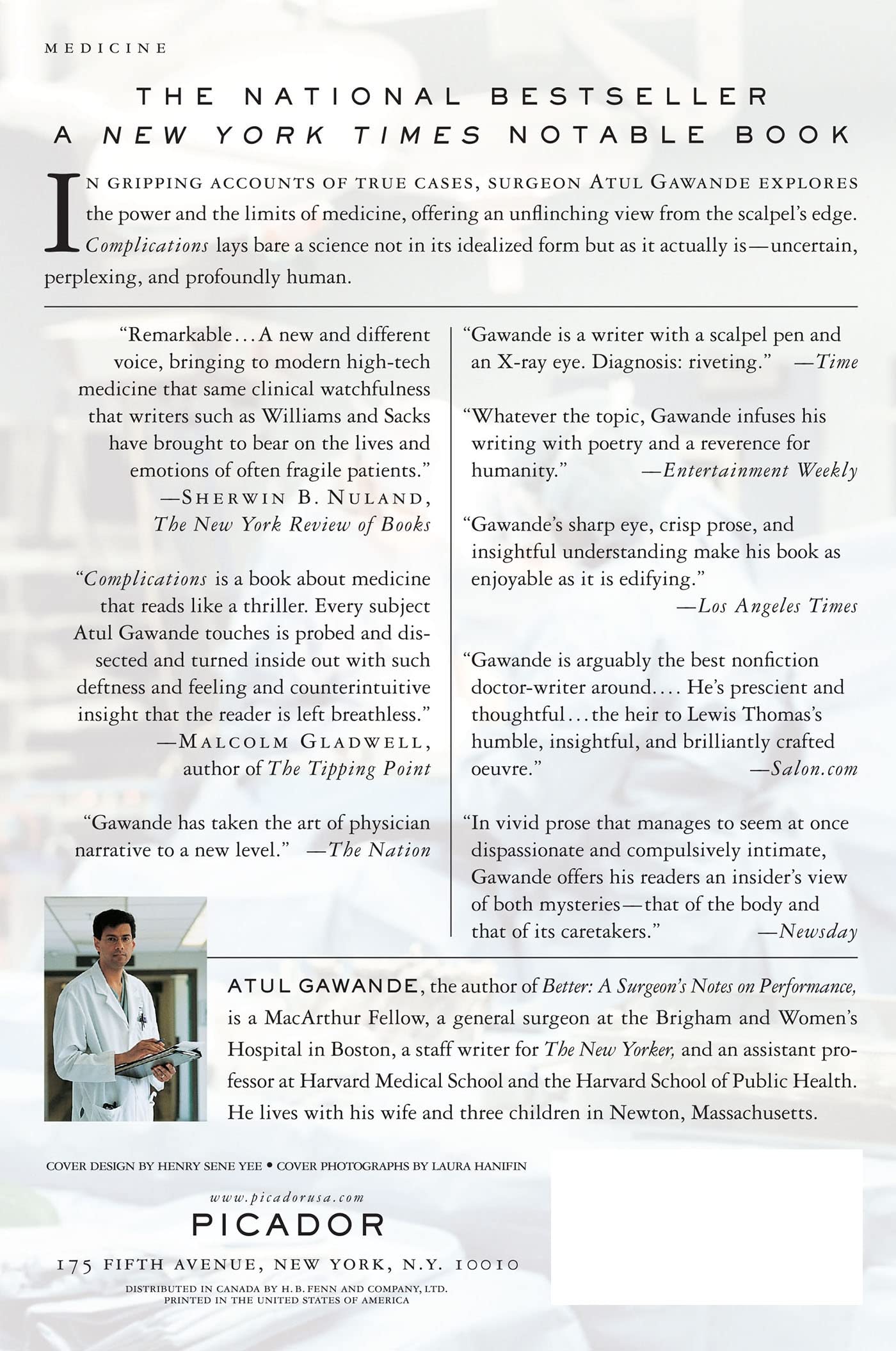 Complications: A Surgeon's Notes on an Imperfect Science